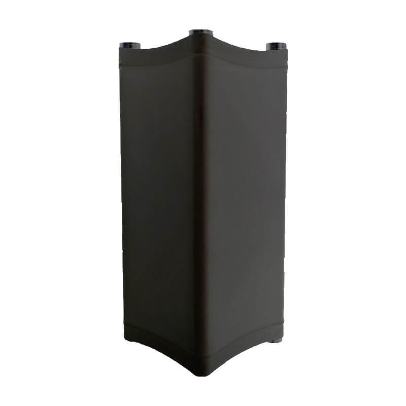 Housse Totem Lycra Noir Format Carré 1 mètre