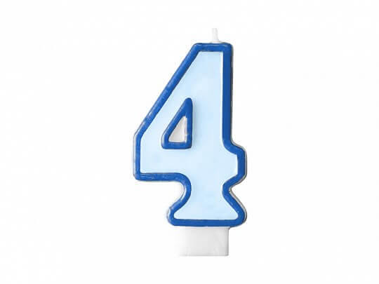 Anniversaire Minecraft Bougies Chiffre 10 Anniversaire Bleu Métallique - Décoration Gâteau Fête | Cire écologique Bougies Chiffre 10 Bleu