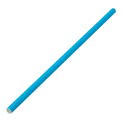 Paille papier bleue 20cm /ø6mm (250 pcs)