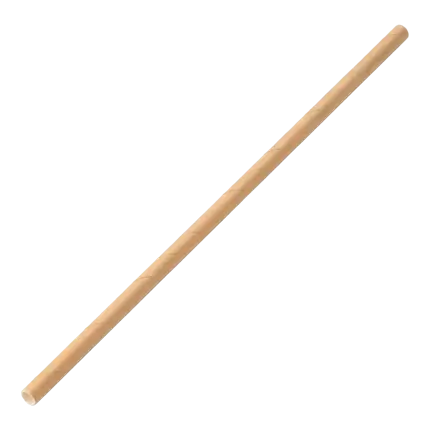 Paille papier kraft 20cm /ø6mm (250 pcs)