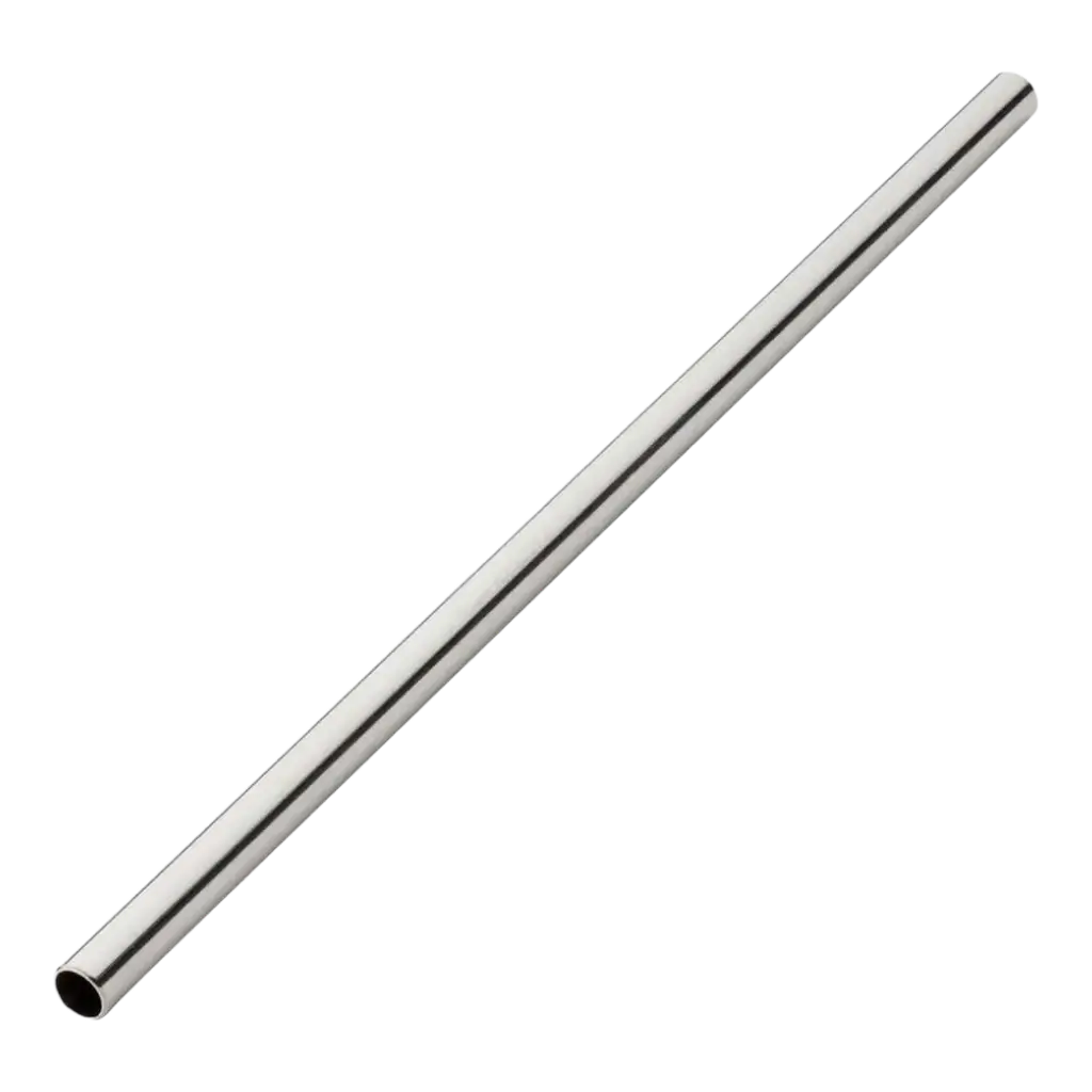 Paille inox réutilisable 14cm /ø6mm (12pcs)
