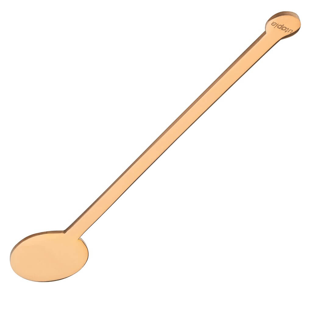 Agitateur cocktail inox réutilisable Or rose 18cm (24pcs)