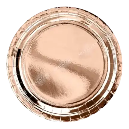 69 Pièces Or Rose Brillant Strass Jetables Party Vaisselle | FindTheDeal