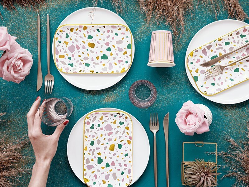 Assiette en papier Fantaisie  (Lot de 6) 
