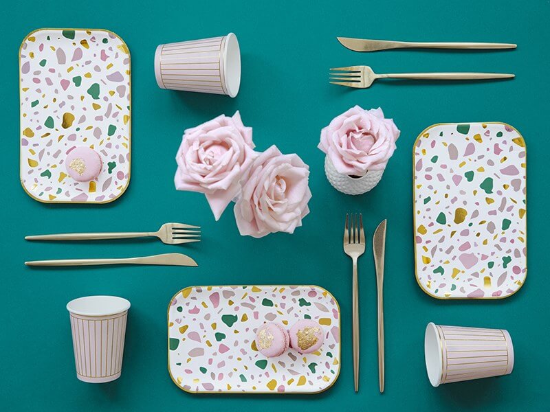 Assiette en papier Fantaisie  (Lot de 6) 