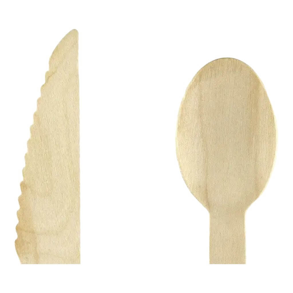 Set de couvert en bois (18pcs)
