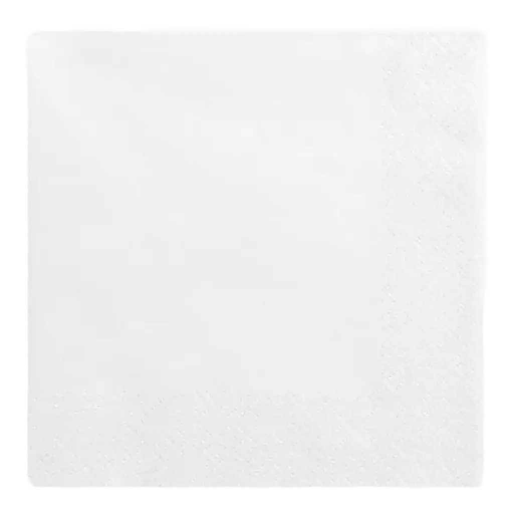 Serviette en papier blanche (Lot de 20)