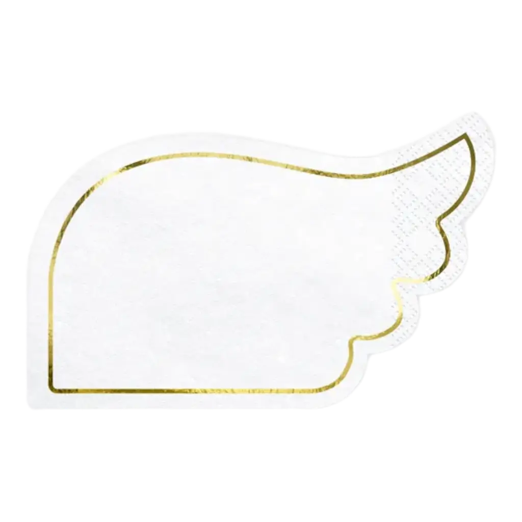 Serviette en papier forme d&#39;aile (Lot de 20)