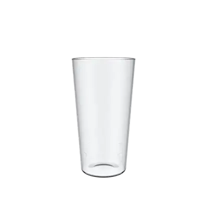 Verre à bière pour pinte transparent incassable 50cl