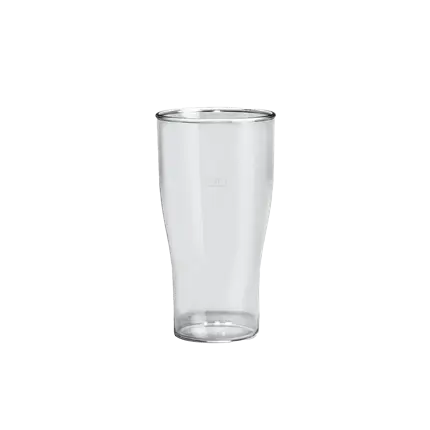 Verre à bière transparent incassable 25cl