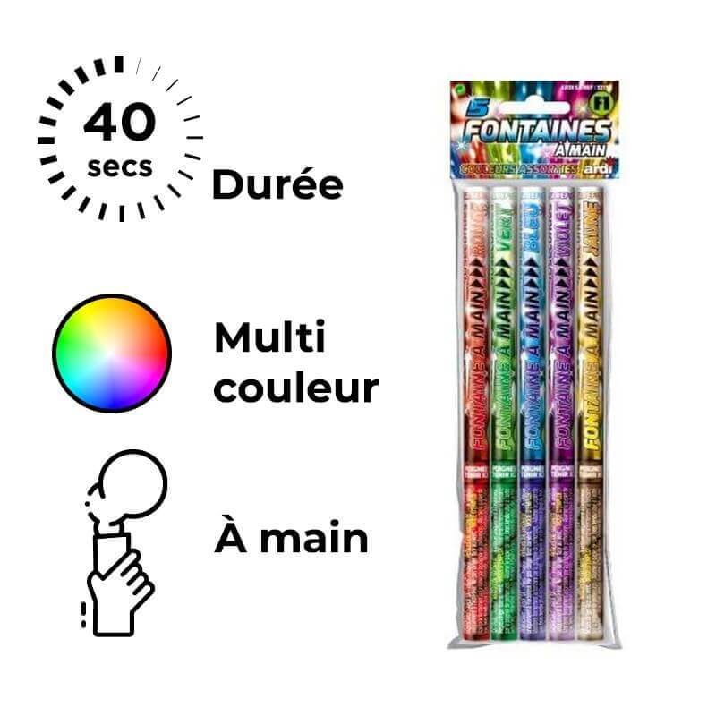 Assortiment Artifices Pétards Sparklers Club - Party Poppers, Cierges Magiques, Fontaines - Idéal Anniversaire & Fête