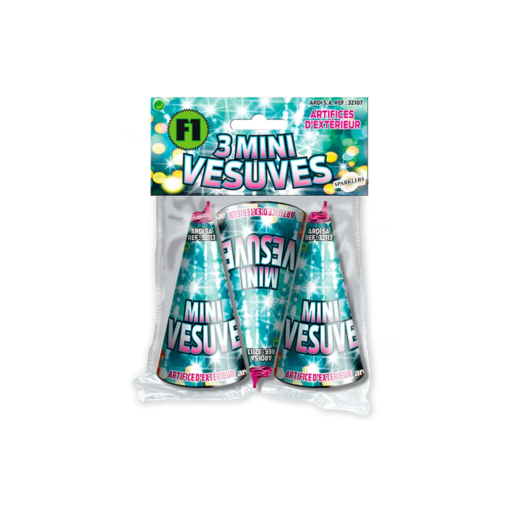 SACHET DE 3 FONTAINES MINI VÉSUVE®