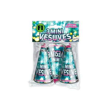SACHET DE 3 FONTAINES MINI VÉSUVE®