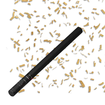 Canon à confettis Manuel MAGIC FX Or / Gold 80 cm