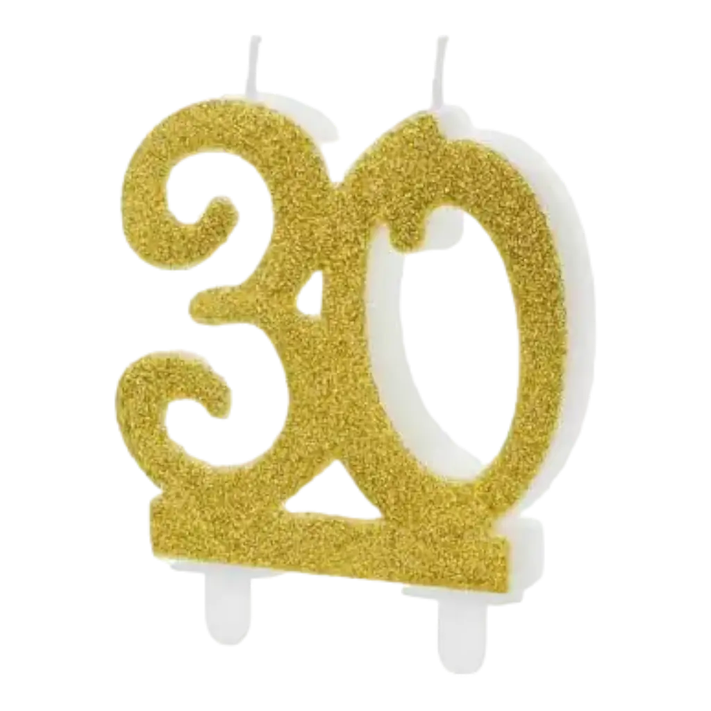 Compleanno Candela d'oro 30 anni - Sparklers Club