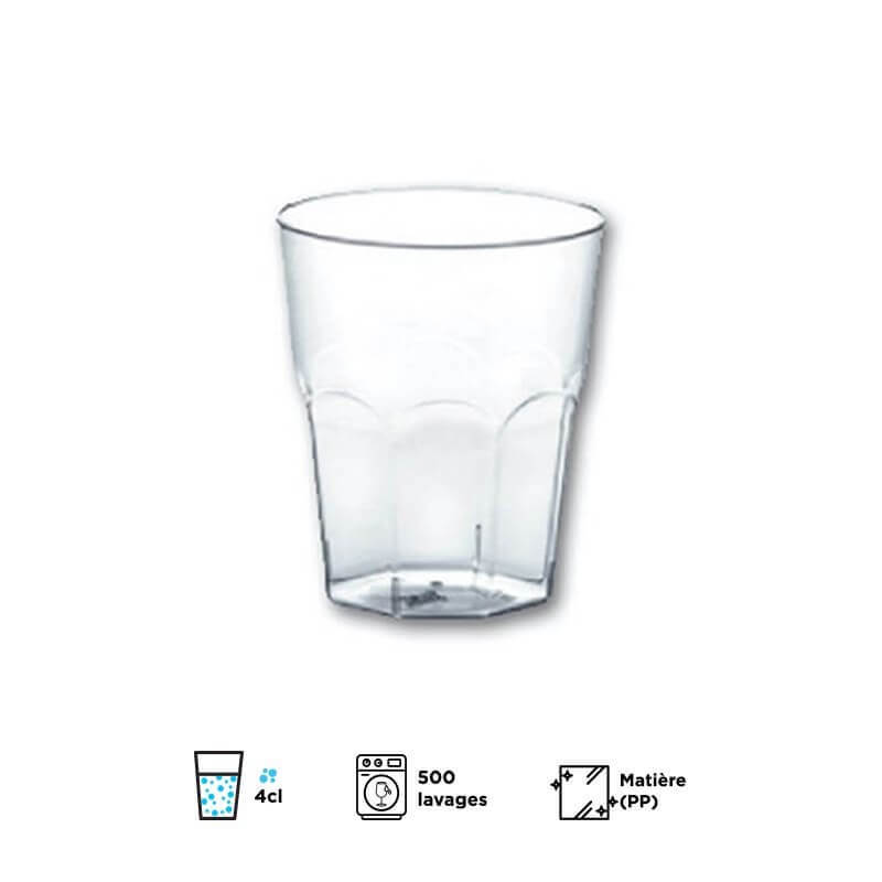Verre Shooter transparent 4cl (Lot de 50)