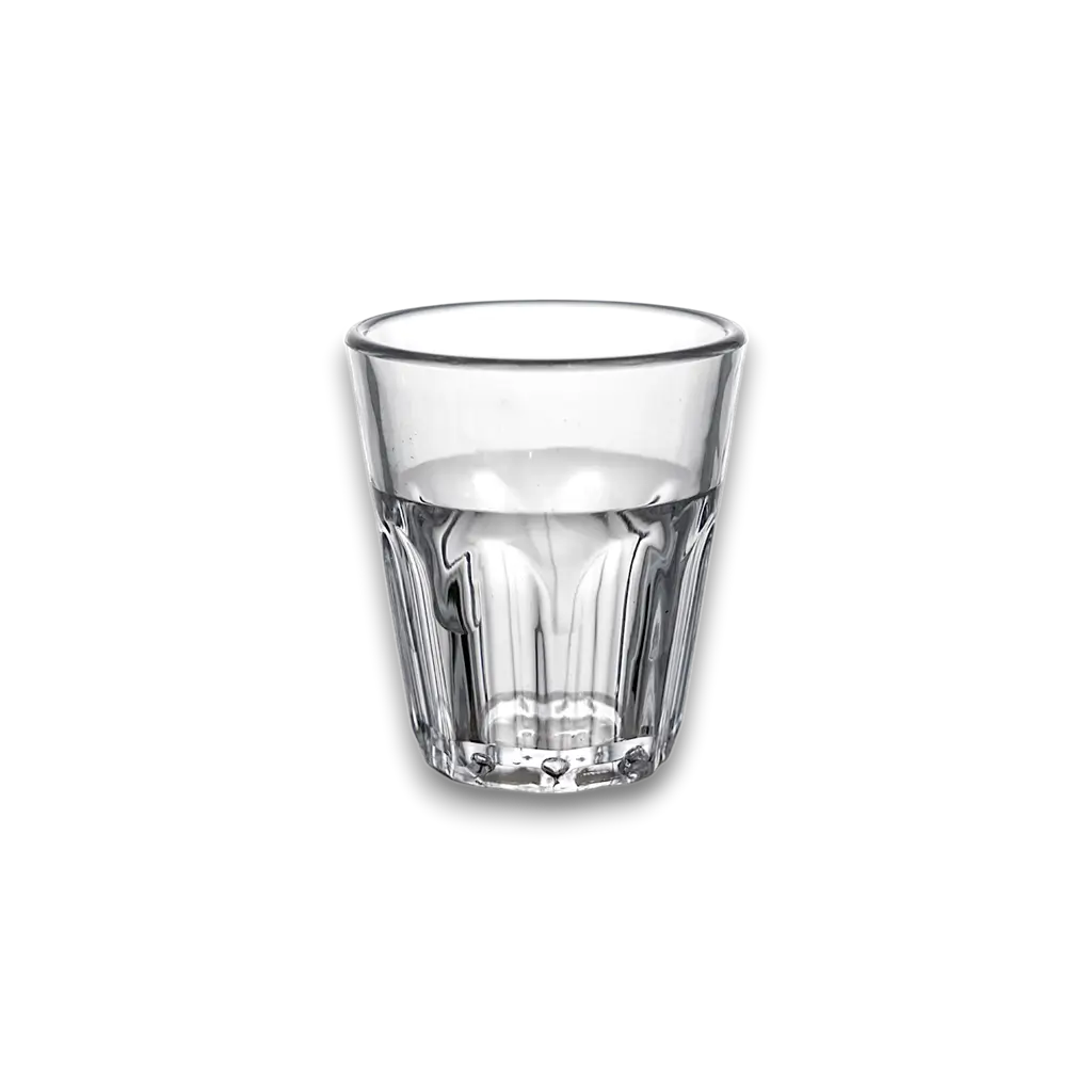 Verre Shooter Incassable Transparent 3cl 