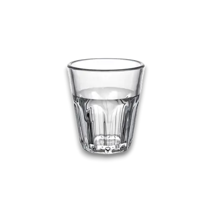 Verre Shooter Incassable Transparent 3cl