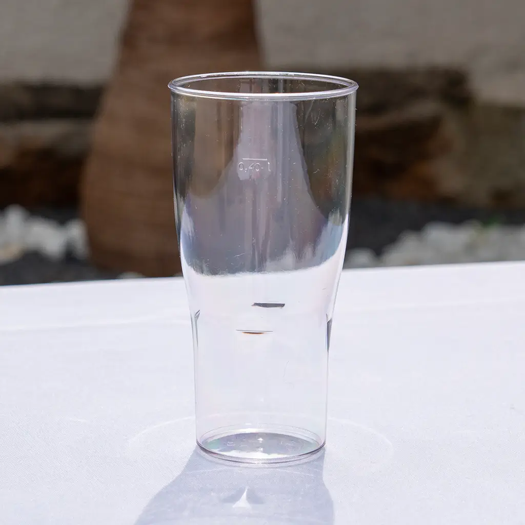 Verre à bière transparent incassable 50cl 