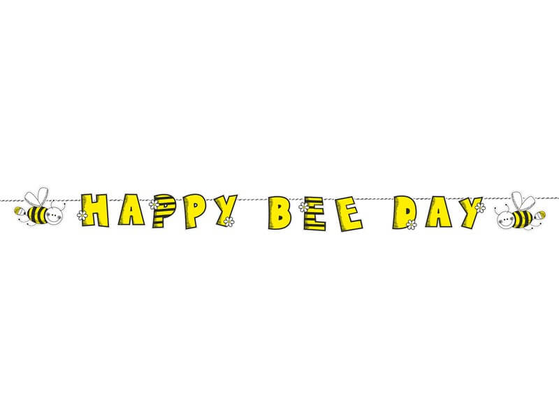 Guirlande Happy Bee Day Abeille Guirlandes Anniversaire Sur Sparklers Club
