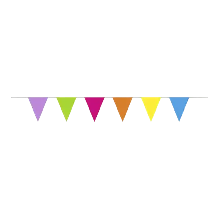 Guirlande en papier multicolore
