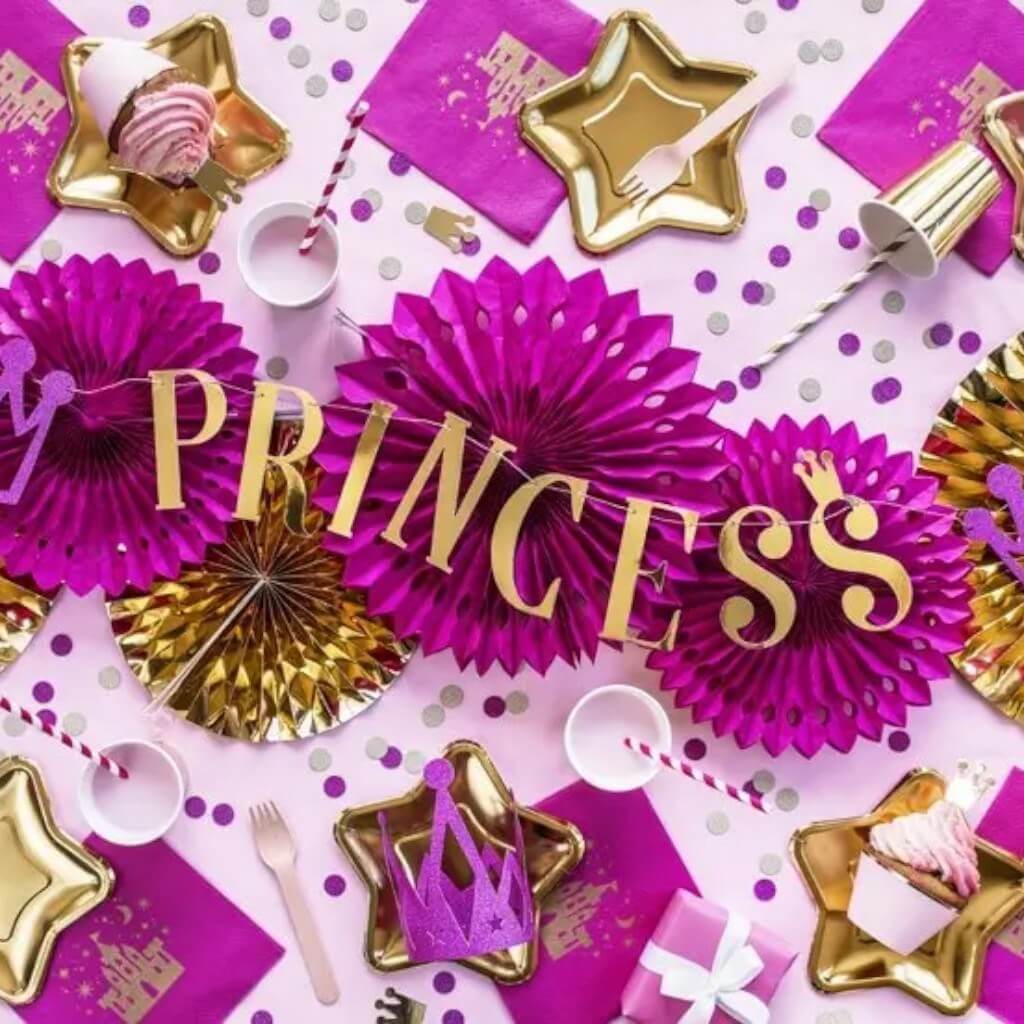 Guirlande en papier Princess