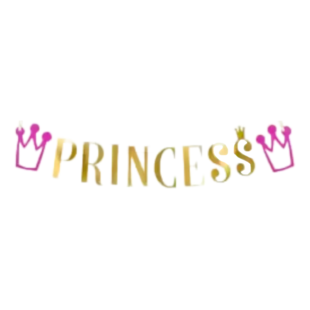 Guirlande en papier Princess