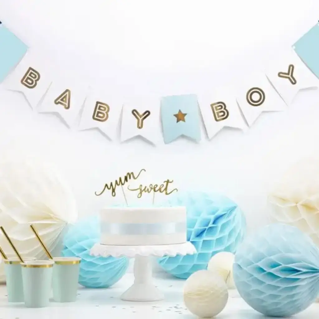 Guirlande en papier Baby Boy 