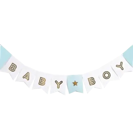Guirlande en papier Baby Boy