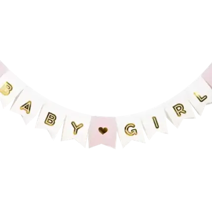 Guirlande en papier Baby Girl