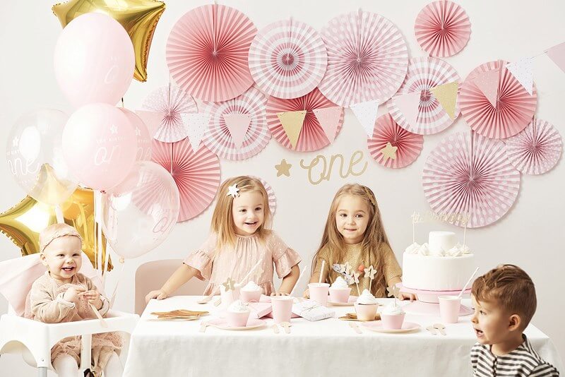Décoration pour gâteau 1st Birthday or pailleté