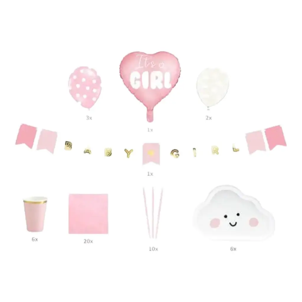 Kit décoration "It's a Girl" 