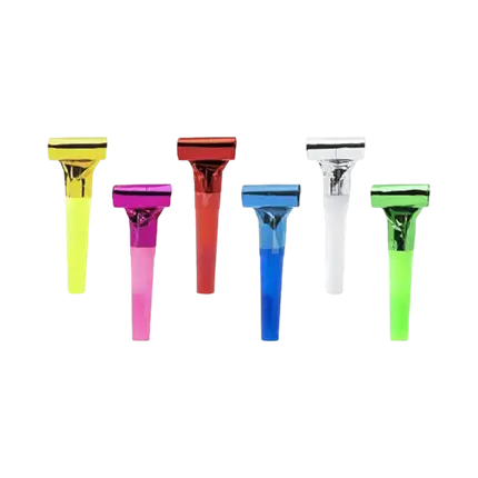 Lot de 6 Sifflets Sans Gêne Multicolores