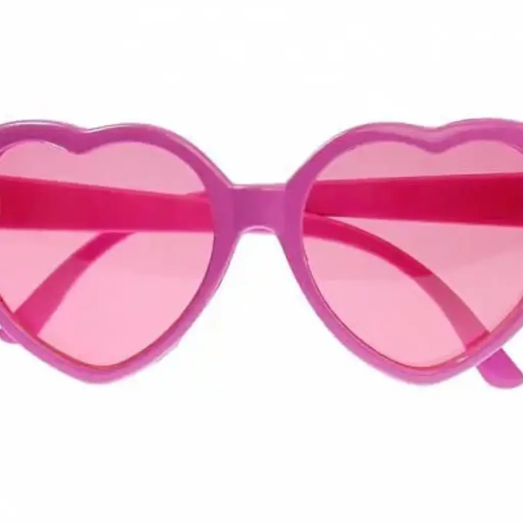 Lunettes Roses Forme Coeur