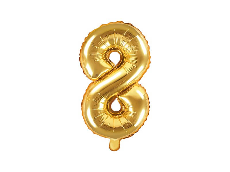 Palloncini Numerici Oro MANUKA Da 0 A 9, 16 Pollici (35 Cm), In Foglio Alluminio, Autosigillanti, Per Decorazioni Feste Compleanno E Matrimonio