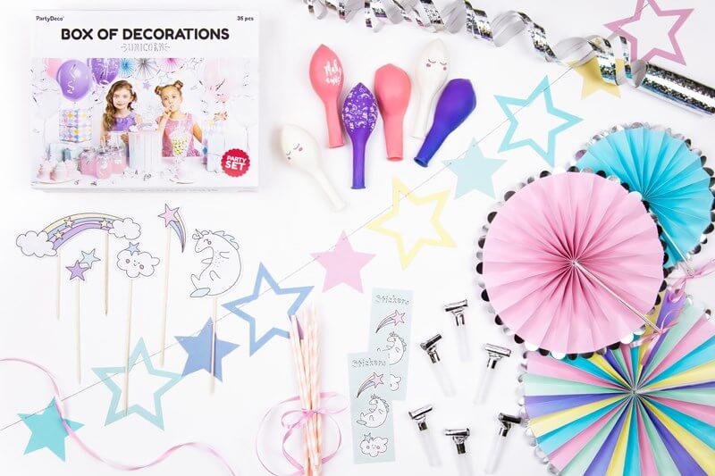 Kit décoration anniversaire Licorne 