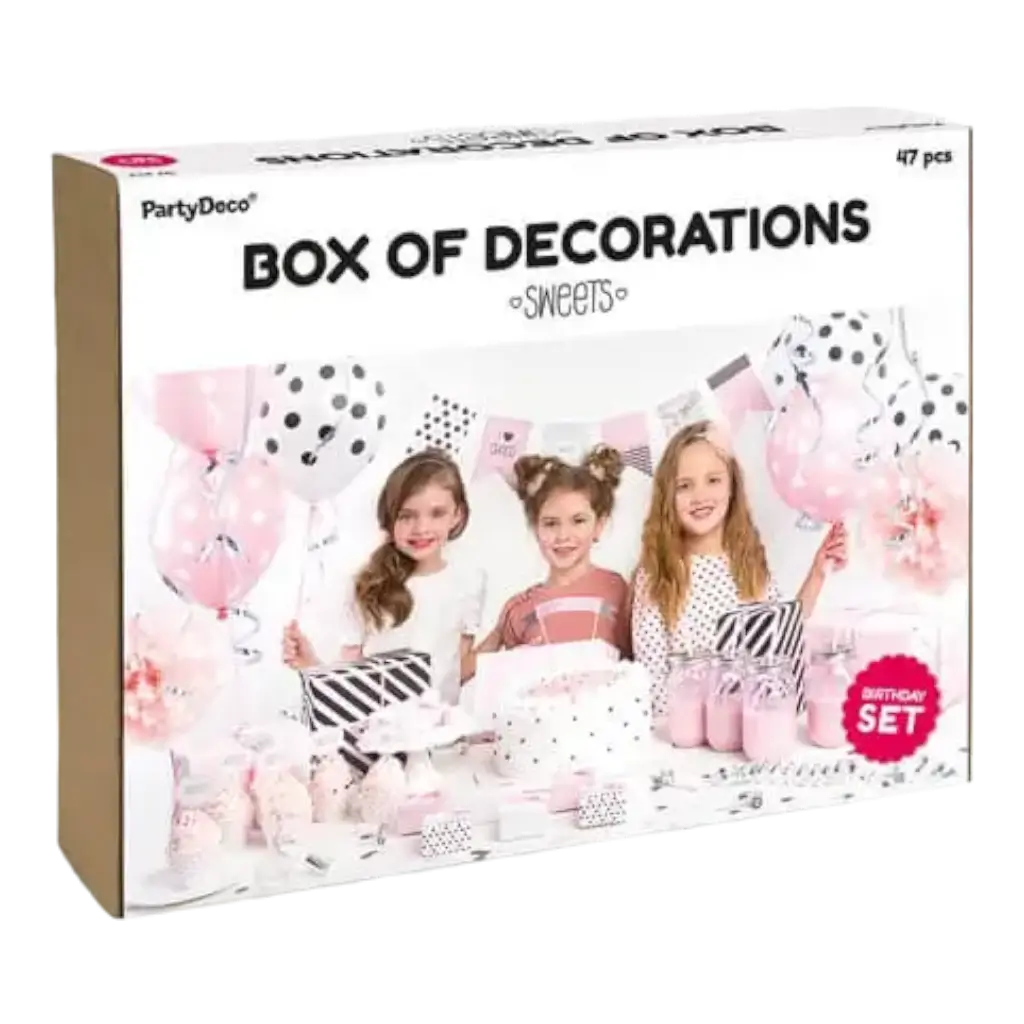 Kit décoration anniversaire Thème Sweet