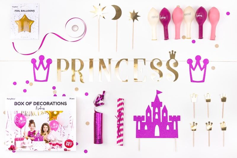 Kit décoration anniversaire Thème Princesse