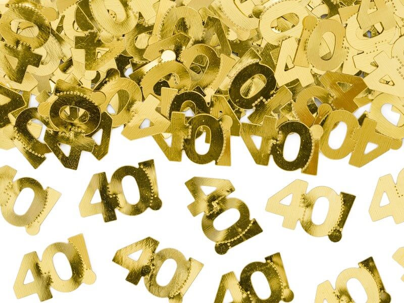 Confettis de table 40 ans (15gr)