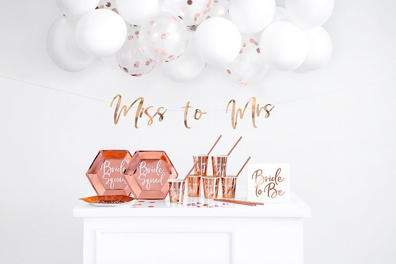 Kit décoration Thème EVJF Rose Gold