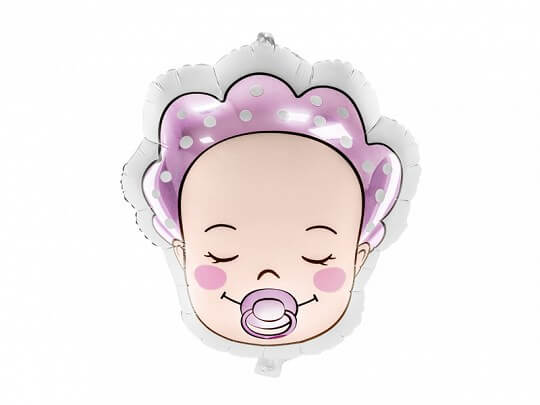 Ballon Baby Girl Rose 40x45cm 