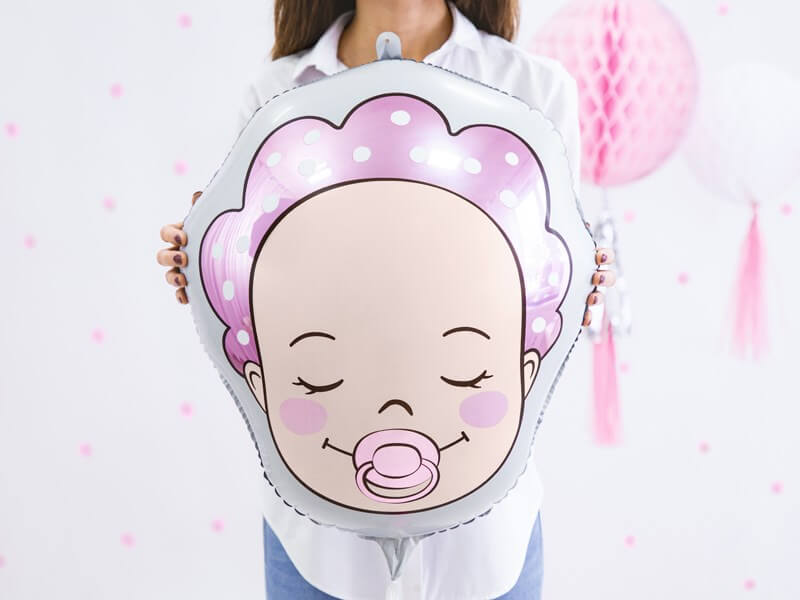Ballon Baby Girl Rose 40x45cm 