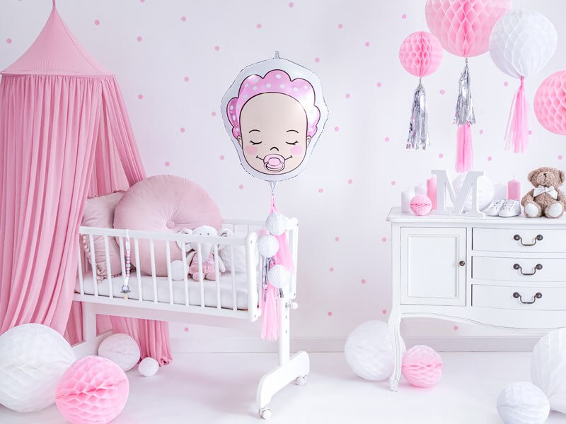Ballon Baby Girl Rose 40x45cm 