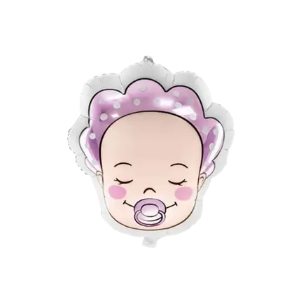 Ballon Baby Girl Rose 40x45cm 