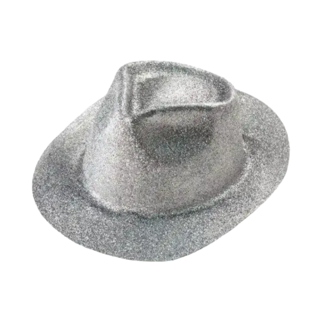 Chapeau Borsalino Paillette Argent 