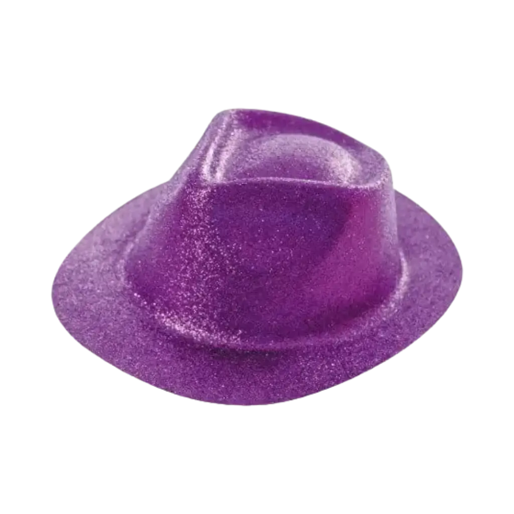 Chapeau BORSALINO Paillette Violet