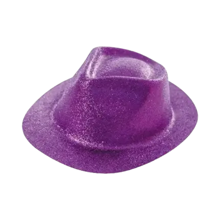 Chapeau BORSALINO Paillette Violet