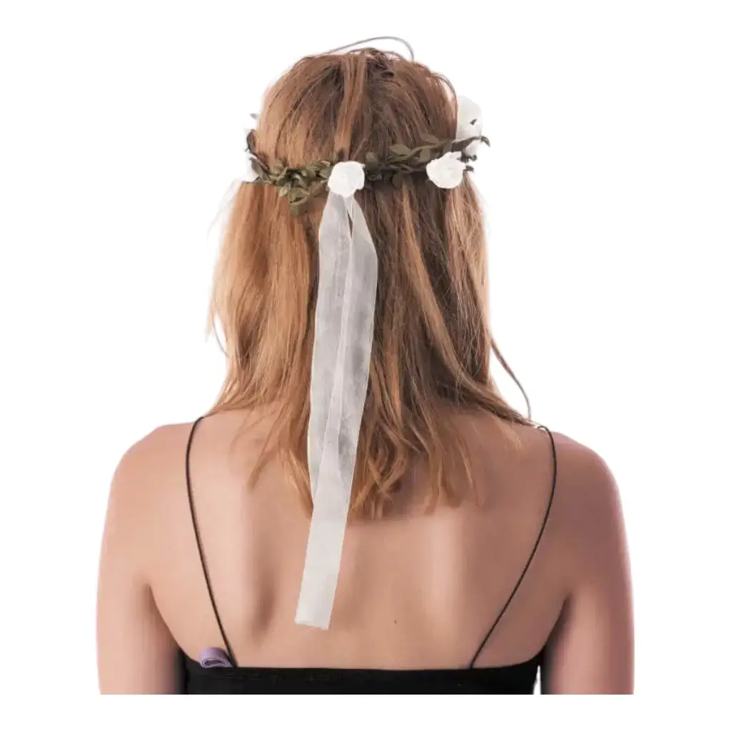 Couronne de Fleurs Blanches
