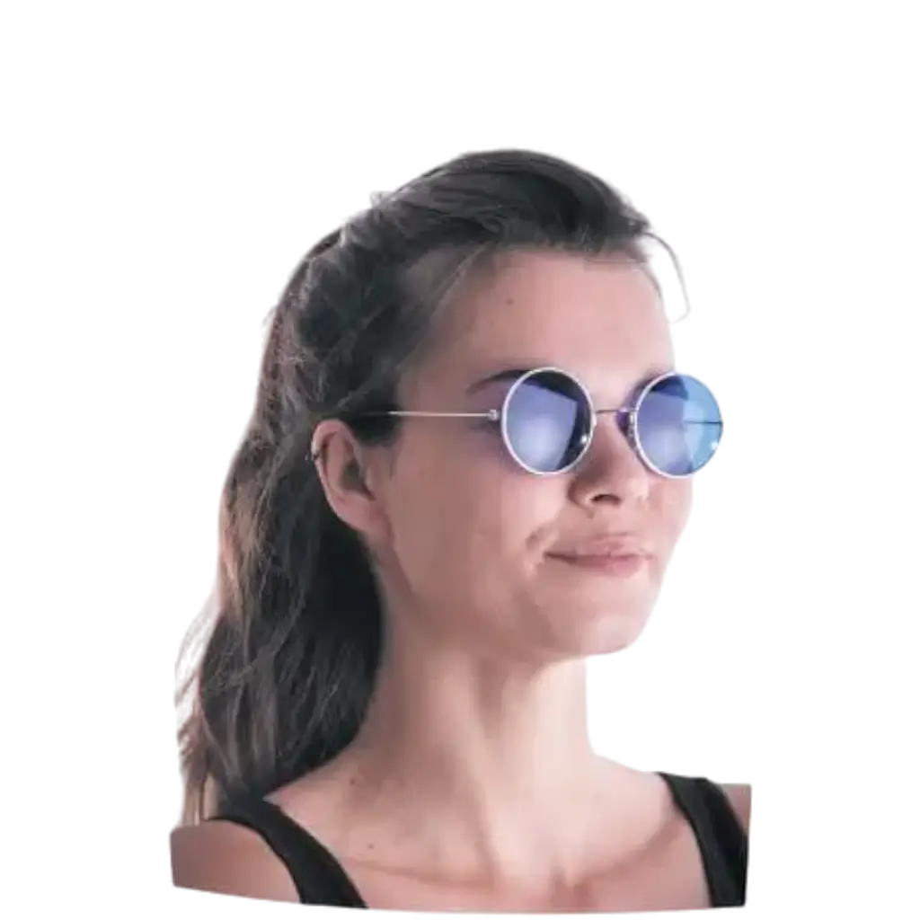 Lunettes Hippy Bleues