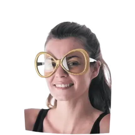 Lunettes Butterfly Or 